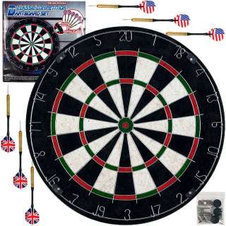 TG™ Pro Style Bristle Dart Board Set w/ 6 Darts & Board  