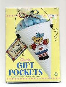 Leisure Arts Quick Gift Pockets Cross Stitch Kits Anne  