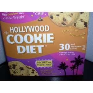 The Hollywood Cookie Chocolate Chip 30 Day Supply 120 Total Cookies 