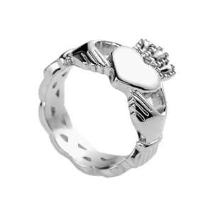 Irish Ring Claddagh Rings for women. (Size 9) Stainless Steel   Lovers 