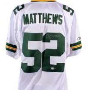  Signed Clay Matthews Jersey   White   Autographed NFL Jerseys 