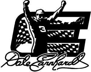 Dale Earnhardt Victory Car Window Wall sticker decal  