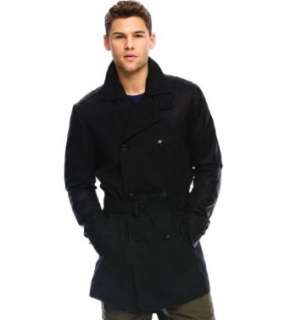  Armani Exchange Dark Denim Trench Coat Clothing