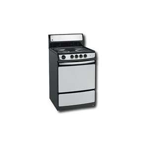  GE 24 Freestanding Electric Range   Stainless Steel 