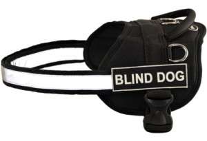 DT Working Dog Harness w/ Velcro Patches BLIND DOG  