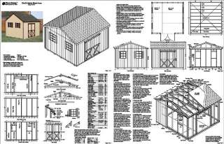 12x12 Gable Garden Storage Shed Plans, Free Samples  