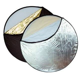 Opteka 43 5 in 1 Collapsible Disc Reflector, Translucent, White 