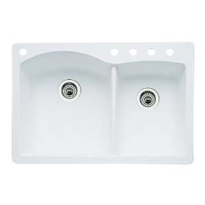   Double Basin Composite Granite Kitchen Sink 440216 5