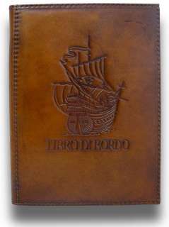 Italian High Quality Leather Book   Logbook  