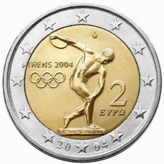 THE COIN WAS RELEASED IN HONOR OF THE ATHENS 2004 OLYMPIC GAMES 
