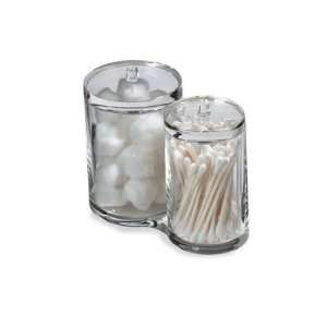  The Container Store Acrylic Cotton & Swab Holder