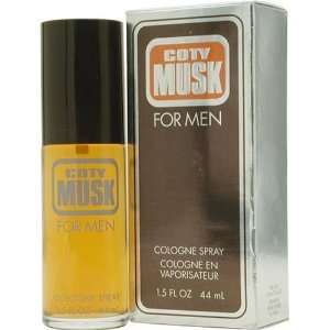  Coty Musk by Coty For Men. Cologne Spray 1.5 Ounces 