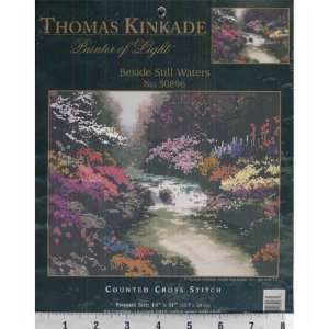  Thomas Kinkade Counted Cross Stitch Kit, 14 Inch x11 Inch 