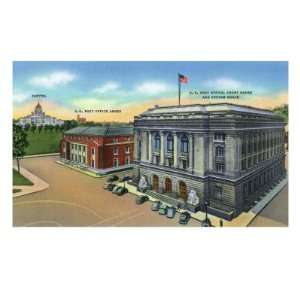   Office, Court and Custom Houses, c.1940 Giclee Poster Print Home