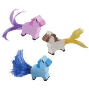  Crazy Horse Eraser With Brush Tail Toys & Games