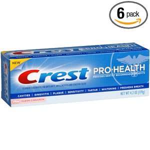  Crest Pro Health Toothpaste   Clean Cinnamon 4.2 oz (Pack 