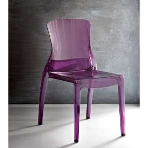  Domitalia Crystal Dining Chair(set of 4) in Violet CRYSTAL 