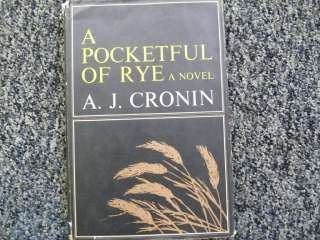 Vtg A. J. Cronin BCE Human Drama POCKET FULL OF RYE 69  