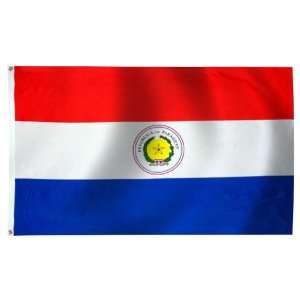  Paraguay Flag 3X5 Foot E Poly Patio, Lawn & Garden