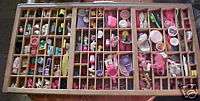 Huge Divider Drawer Of BARBIE ACCESSORIES 32 X 17  