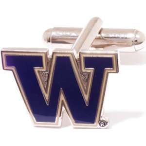  Cufflinks Inc Mens Washington Huskies Cufflinks Purple 