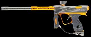 2012 Dye Matrix DM12 Paintball Gun Marker Graphite Polish and Orange 