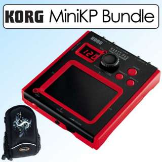 Korg MiniKP KAOSS Pad Effects Processor Bundle With Black Case  