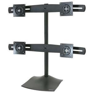   Monitor Desk Stand Up to 124lb Up to 24 Flat Panel Display Black