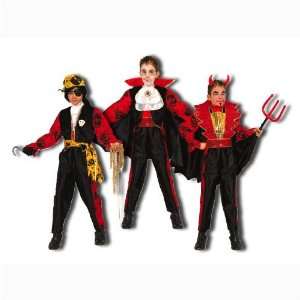 Devil , Pirate , Vampire   Toddler T4   3 In 1 Costume Set Halloween 