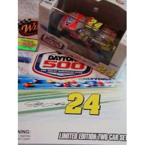 24 2009 Detailed Diecast Daytona 500 Set Limited Edition 2 Car 1/64 