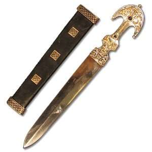  Alexander the Great Darius Dagger with Leather Scabbard 
