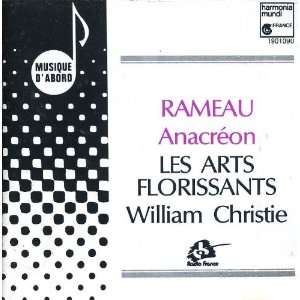  Anacreon Jean Philippe Rameau (Composor), Les Arts 