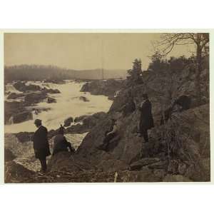   Great Falls,Potomac River,VA,men,1864,Andrew Russell
