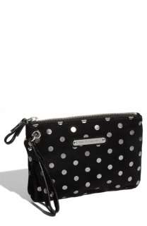 Juicy Couture Polka Dot Suede Wristlet  