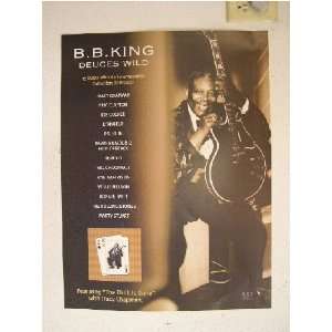  B.B. King Poster Deuces Wild BB B B 