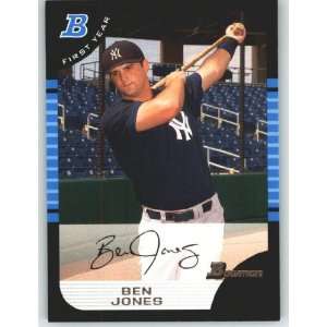  2005 Bowman #202 Ben Jones FY RC   New York Yankees (RC 