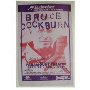 Bruce Cockburn Handbill poster Jonatha Brooke