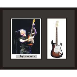 BRYAN ADAMS Guitar Shadowbox Frame