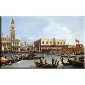   Ascension Day 16x10 Streched Canvas Art by Canaletto