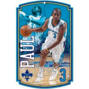   Wincraft New Orleans Hornets Chris Paul Wood Sign