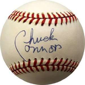 Chuck Connors Autographed Baseball