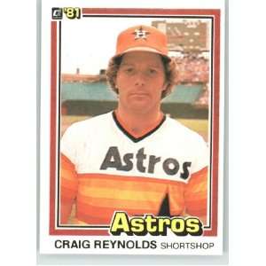  1981 Donruss #378 Craig Reynolds   Houston Astros 
