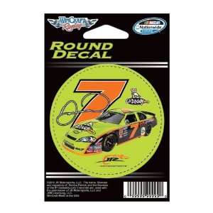 Danica Patrick 2010 #7 3 inch Round Decal with Car Image
