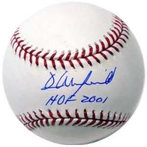 Dave Winfield Autographed Ball   HOF 2001