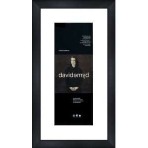 DAVID BYRNE David Byrne   Custom Framed Original Ad   Framed Music 
