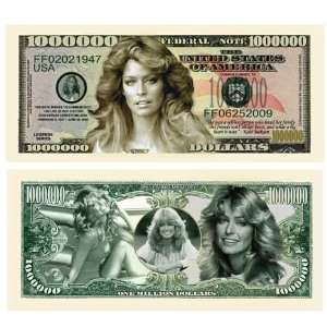 Farrah Fawcett Million Dollar Bill