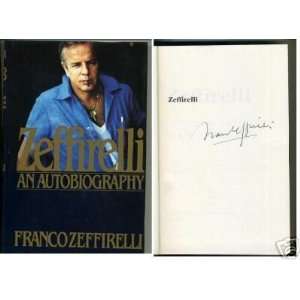  Franco Zeffirelli Famous Director Signed Autograph Book 