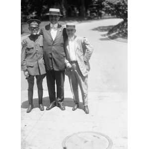  1921 photo Dr. Sawyer, Frank B. Willis, Walter R. Weidman 