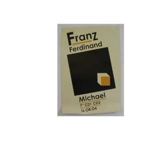 Franz Ferdinand Poster Frans Michael Promotional Cube