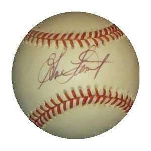 Gene Lamont autographed Baseball